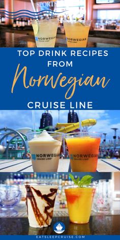 the top drink recipes from norwegian cruise line