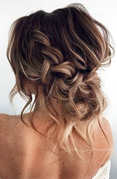 Beach Wedding Hairstyles, Hairstyle Prom, Messy Hair Look, Bridemaids Hairstyles, Hairstyle Blonde, Prom Hairstyle, Wedding Hair Up, Guest Hair, Bridesmaid Hair Makeup