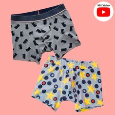 Boxers Men, Tips For Sewing, Fancy Clothes, Sewing Instructions, Raglan Shirt, Unique Gifts For Men, Leftover Fabric, Boxer Shorts, The Pouch