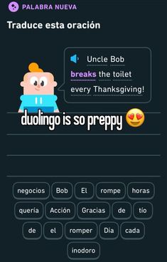 the words and phrases in spanish are displayed on this screenshoter's phone