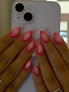 Inspo nails summer aura nails red rouge ongles inspo #nailsofinstagram #auranails #againnails #rougenails #ongles #onglesgel Cute Aesthetic Nail Designs, Cool Girl Nail, Clean Looking Nails, Simple Nails For Christmas, Nail Inspo￼, Red And White Aura Nails, Fun Nail Inspo 2024, Christmas Aura Nails, Nails Beginners