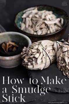 Smudge Sticks How To Make, Diy Stick Projects, How To Make Sage Bundles Smudge Sticks, How To Make Your Own Sage Smudge Stick, Making A Sage Smudge Stick, Making Smudge Sticks, How To Make A Smudge Stick Diy, Make Sage Smudge Stick, Make Smudge Sticks Diy