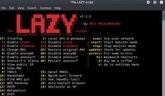 an image of a computer screen with the word lazy highlighted in red and black letters