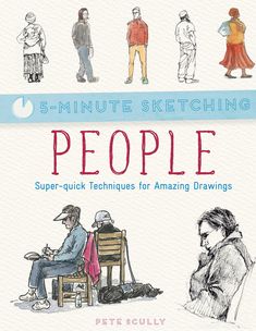 an illustrated book with people sitting around it