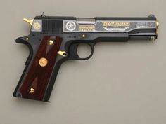 Colt 1911 Texas Rangers Special Edition [855x643] - Imgur Texas Rangers, Gold