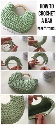 Beautiful Crochet Purse Pattern Designs s://www.youtube.com/watchv=pHuNRVUFpew Pola Sulam, Bag Tutorial, Handbag Pattern, Tutorial Crochet