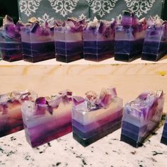 Soap Business, Handmade Soap Recipes, Floral Soap, Melt And Pour Soap, Soap Craft, Lavender Amethyst, Melt And Pour, Homemade Soap Recipes, Lavender Soap