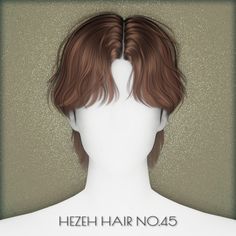 an image of a male mannequin head with hair in the shape of a man's head