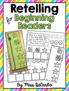 a book with the title retelling for beginning readers