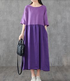 Summer Spring Linen Women loose Dresses Stylish Long Tops For Women, Short Sleeve Summer Dresses, Loose Dresses, Aesthetic Dress, Loose Style, Daily Dress, Loose Dress, Dresses Short, Types Of Dresses