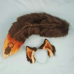 Fox Tail And Ears, Therian Tail, Kitten Play Gear, Therian Gear, Fox Ears And Tail, Cat Ears And Tail, Wolf Tail, Fox Costume