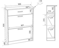 Shoe Rack Cabinet Design, Shoe Storage Design, Wall Shoe Rack, Shoe Cabinet Design, Furniture Details Design, Ikea Hackers, House Furniture Design, Home Entrance Decor, Rack Design