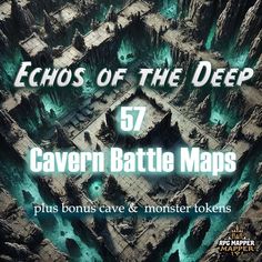 the cover for echos of the deep 37 cavern battle maps