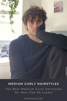 The Best Medium Curly Hairstyles for Men (Top 30 Looks) | Fancy & Aesthetic Medium Curly Hairstyles for Men Curly Hair Boys Aesthetic, Men’s Curly Hair, Hairstyles Taper Fade, Curly Hair Men Short, Short Curly Hair Men, Medium Long Curly Hair, Fancy Curly Hairstyles, Haircut Fringe, Medium Curly Hairstyles