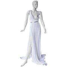 Alaia Vionnet-Inspired Grecian Goddess Dress Gown. New For Sale at 1stDibs | godess dress, grecian dress, goddes dress Grecian Dress Ancient, Luxury White Maxi Evening Dress, Luxury White Maxi Gown, White Luxury Maxi Dress For Gala, Luxury White Maxi Dress For Gala, Madame Vionnet, Goddess Dresses, Fashion Thoughts, Alaia Dress