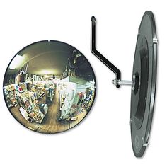 See All 18 in. Diameter 160 degree Circular Convex Security Mirror Security Mirror, Convex Mirror, Work Place, School Furniture, Bedroom Mirror, Wall Mounted Mirror, Home Decor Mirrors, Floor Mirror, Mounting Brackets