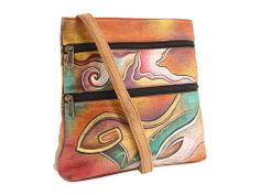 447 by Anuschka Handbags Abstract Sunset, Textile Bag, Back Bag, Travel Organizer, Handmade Handbags, Travel Organization