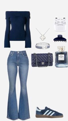 Outfit With Flare Jeans, Outfits With Flares, Flare Jean Outfit, Flare Outfit, Style Flare Jeans, Flare Jeans Outfit, Blue Flare Jeans