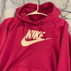 I Love This Sweatshirt It Just Doesn’t Fit Me Anymore, The Color Is Beautiful And It’s Very Cozy Pink Nikes, Nike Hoodie, Nike Tops, Dark Pink, Nike Women, Sweatshirts Hoodie, Womens Tops, Nike, Sweatshirts