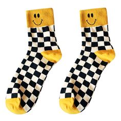 Make these socks a part of your aesthetic look 😊🏁Free SizeMaterial: Cotton, Polyester Y2k Socks, Socks Y2k, Boogzel Apparel, Aesthetic Socks, Texture Socks, Checkered Socks, Socks Aesthetic, Oc Board, Clothing Guide