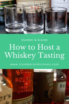 how to host a whiskey tasting