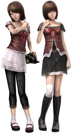 Protagonist Outfit, Horror Game Protagonist, Video Game Outfits, Under Clothing, 일본 패션