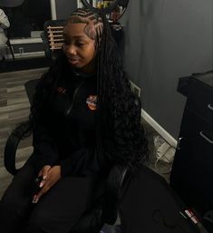 Pretty Braiding Hairstyles, Scalp Braids, Black Ponytail, Girl Goals, Birthday Hairstyles, Girl Hairstyle, Hair Twist, Quick Weave Hairstyles