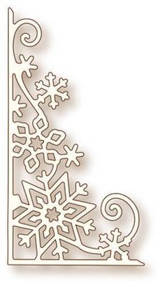 a snowflake shaped paper cutout on a white background