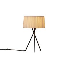 Trípode M3 Table Lamp: Natural Santa Cole, Stylish Table Lamps, Raw Color, Task Lamps, Eindhoven, Table Lamp Lighting, Led Color, Black Metal, Pendant Lamp