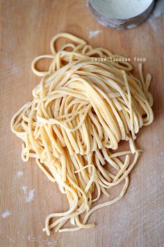 the noodles are ready to be cooked on the table for dinner or just put in the oven