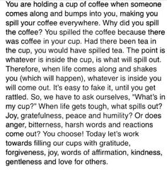 a poem written in the language of coffee