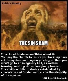 the sin scam is shown with an image of a man covering his face