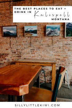 the best places to eat and drink in fallopella, montana with text overlay