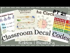 the classroom decal code for robox bloxburg