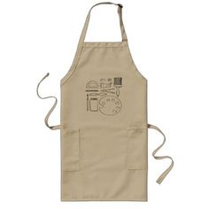 an apron with the words executive chammaan on it, and a brown strap