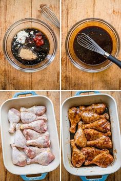 steps to make chicken wings in a casserole dish