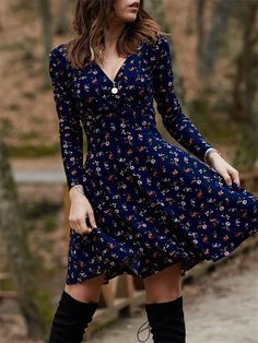 Elegant Casual Dress, Beach Mini Dress, Date Dresses, Womens Fall Dress, Dress Women Elegant, Womens Floral Dress, Vintage Material, Vintage Short, Vestido Casual