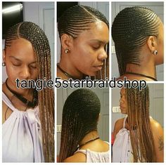 Side Cornrow Hairstyles For Black Women, Braids To One Side, Side Cornrow Hairstyles, Braids To The Side, Beautiful Cornrows, Cornrow Hairstyles For Black Women, Ombré Braids, Long Cornrows, Cornrow Hairstyle