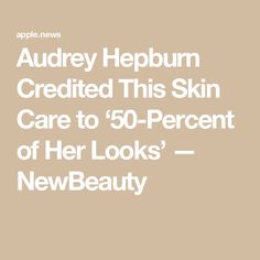 Audrey Hepburn Credited This Skin Care to ‘50-Percent of Her Looks’ — NewBeauty Antioxidant Serum, Grey Hair Color, Hair Scalp, Frizzy Hair, Top Beauty Products, Mens Skin Care, Hair Repair, Anti Aging Skin Products