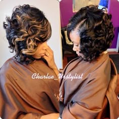 curly bob Bob Haircut Curly, Twisted Hair, Big Curls, Relaxed Hair, Love Hair, Great Hair, Gorgeous Hair