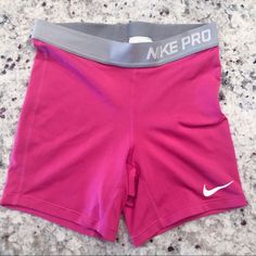 Never Worn Shorts Without Tag. I Bought Them As A Girls L But They Fit A Size S Nike Summer Athletic Fitted Shorts, Nike Pink Short Bottoms, Sporty Pink Bottoms With Short Inseam, Pink High-waisted Athletic Shorts For Sportswear, Nike Sporty Fitted Shorts, Pink Bottoms With Built-in Shorts Above Knee, Pink High-waisted Sportswear Athletic Shorts, Pink High-waisted Athletic Shorts, High-waisted Pink Athletic Shorts