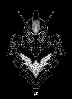 Cyberpunk Art Futuristic Architecture, Mecha Tattoo, Mecha Illustration, Tattoo Chart, Voltes V, Wing Gundam, Iron Blooded Orphans