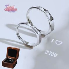 Handcrafted Light Sculpted Love Projection Ring, Perfect Couple Rings Gift ✨ Overview ✨ 💍Materials: High-quality Sterling Silver 925 📏Size: Adjustable size to fit every finger! 🎁Personalization: Option to add initials/names or a special date to the box Discover the magic of our Handcrafted Light Sculpted Love Projection Ring, designed to capture and project the essence of love. 💖 🔦 Features - Light Sculpted Design: Beautifully crafted to project a hidden message of love 💌 - Couple Rings: A Hidden Message, Personalised Gift Boxes, 2 Rings, Perfect Couple, Couple Rings, Rings Statement, Ring Gift, Anniversary Gift, Silver 925