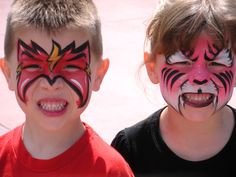 Red Power Ranger, Mime Face Paint, Twins Mommy, Face Painting Easy, Painted Faces, Face Paintings, Paint Inspiration