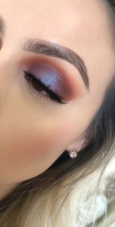 Desert Dusk Palette, Blue Makeup Looks, Makeup 2018, Makeup Sephora, Huda Beauty Makeup, Makeup Tut, Purple Eyeshadow