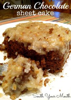 a close up of a piece of cake on a plate