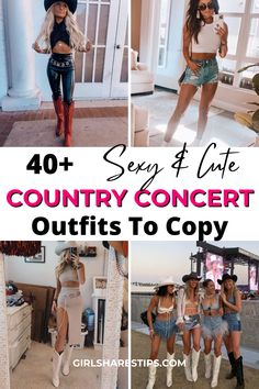 40+ Cute Country Concert Outfits For Women [2024]: Stylish Outfit Ideas For Every Season Outfit Ideas For Outdoor Concert, Outfits For A Country Concert Summer, Outdoor Country Music Concert Outfit, 2023 Country Concert Outfit, Dixie Chicks Concert Outfit Summer, Darius Rucker Concert Outfit, Cute Outfits To Wear To A Country Concert, Cute Outfits For Country Concert Summer