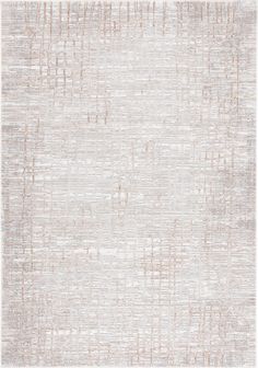 a white rug with brown lines on it