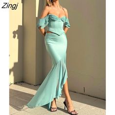 Shipping: Worldwide Express Shipping AvailableDelivery time: 7-15Days Fast ShippingReturns: Fast refund, 100% Money Back Guarantee.Brand Name: ARTICATFabric Type: SATINAge: 25-34Style: Sexy & ClubMaterial: SpandexMaterial: PolyesterOrigin: Mainland ChinaCN: ZhejiangSeason: Autumn/WinterFabric content: 81% (inclusive) - 90% (inclusive)Decoration: BacklessCollar: StraplessClosure Type: LaceSleeve Style: RegularMaterial Composition: Synthetic fiberPattern Type: SolidGender: WOMENSilhouette: Pleated Cocktail Skirt, San Myshuno, Cocktail Skirts, Green Two Piece, Ruffle Maxi Skirt, Corset Crop Top, Backless Top, Party Skirt, Elegant Party