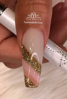 Ongles Design, French Pedicure, Nagellack Trends, Diy Nail Designs, Nailed It, Bling Nails